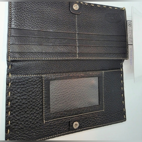 Fendi Selleria Black Leather Long Wallet | Hand-Stitched | COA Included - Picture 2 of 6